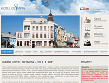 Tablet Screenshot of hotelolympia-cl.cz